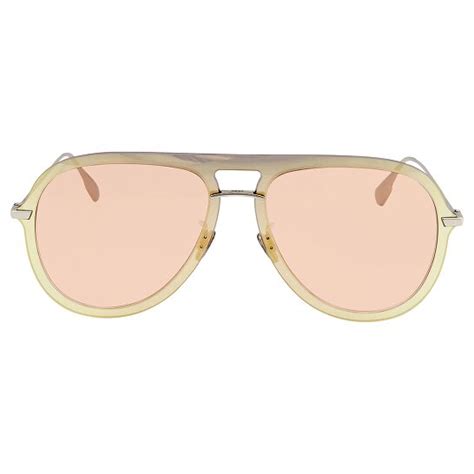 Dior Rose Gold Pilot Ladies Sunglasses DIORULTIME1 XWL 57